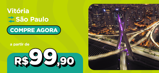 Passagens de onibus de Vitória para São Paulo a partir de R$ 99,90 compre agora 